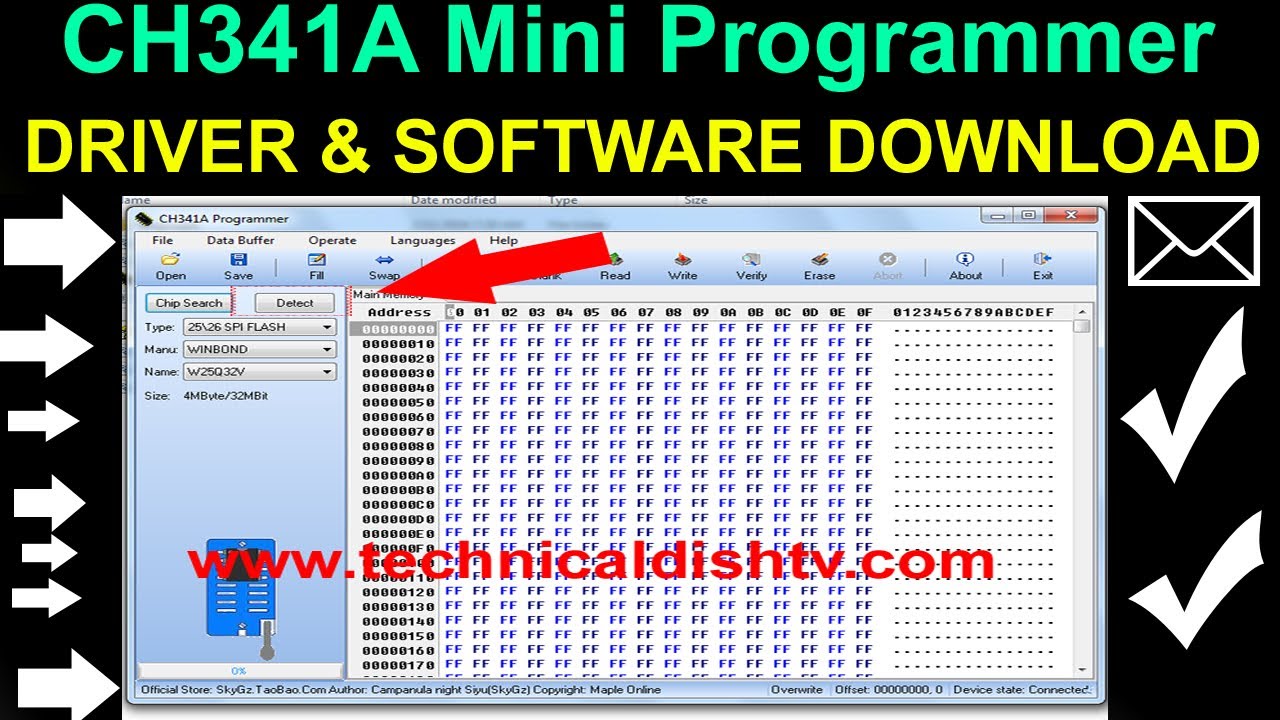 ch341a mini programmer driver